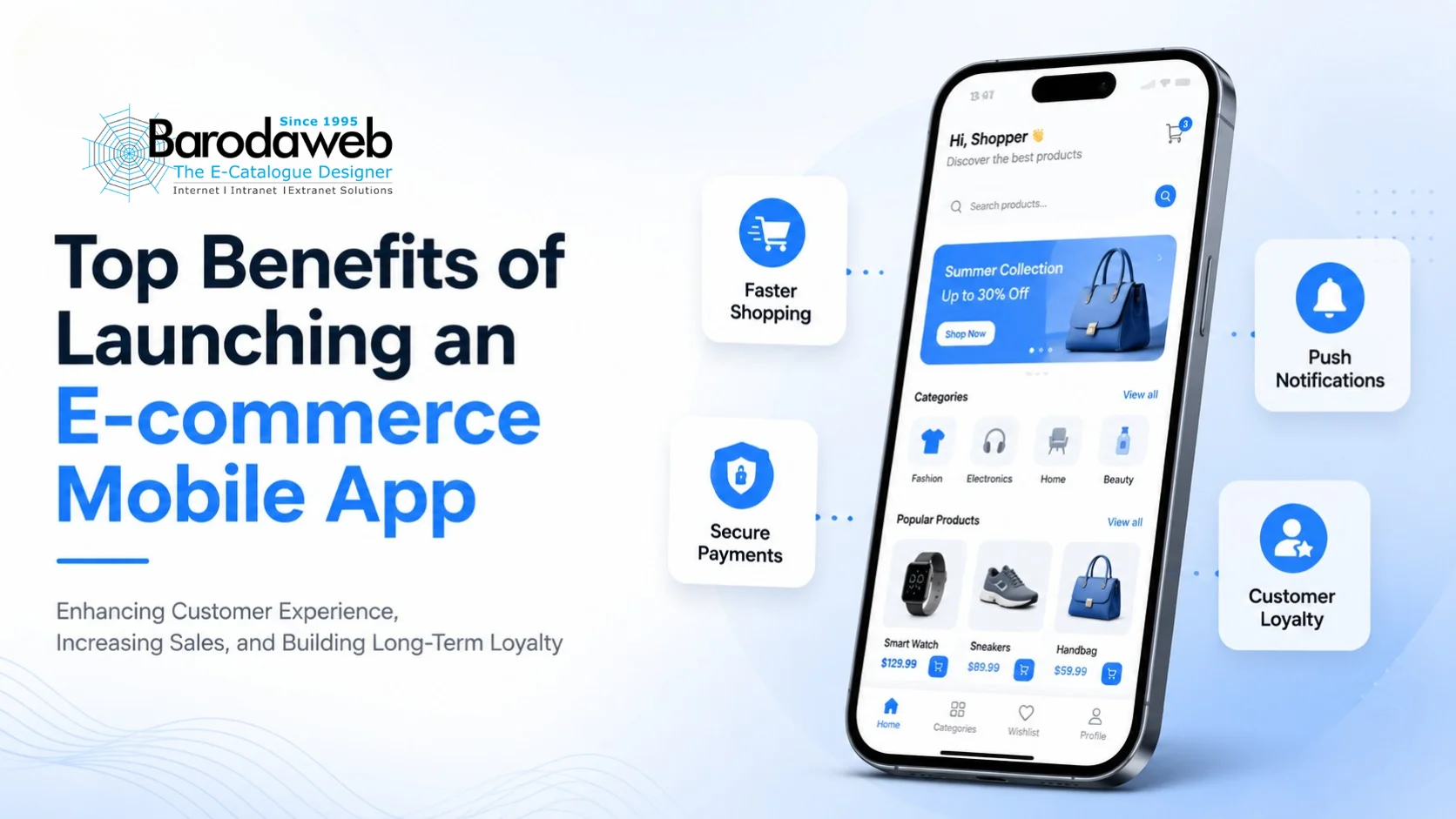 Top Benefits of Launching an E-commerce Mobile App