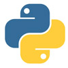 Python Programming Language Official Logo for Software Development